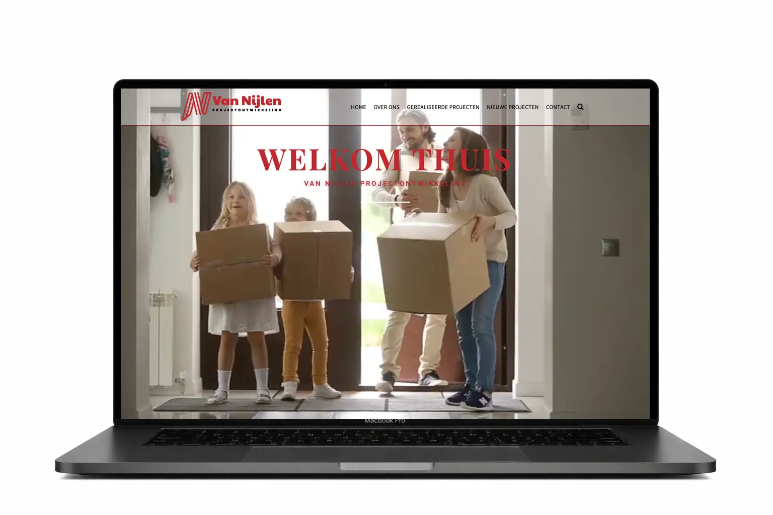 website laten maken voor Van Nijlen Projectontwikkeling