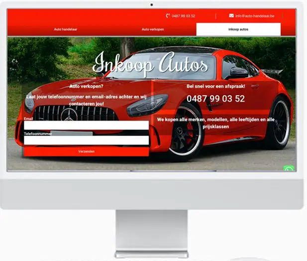 Moderne Website voor Auto-Handelaar.be Gelanceerd