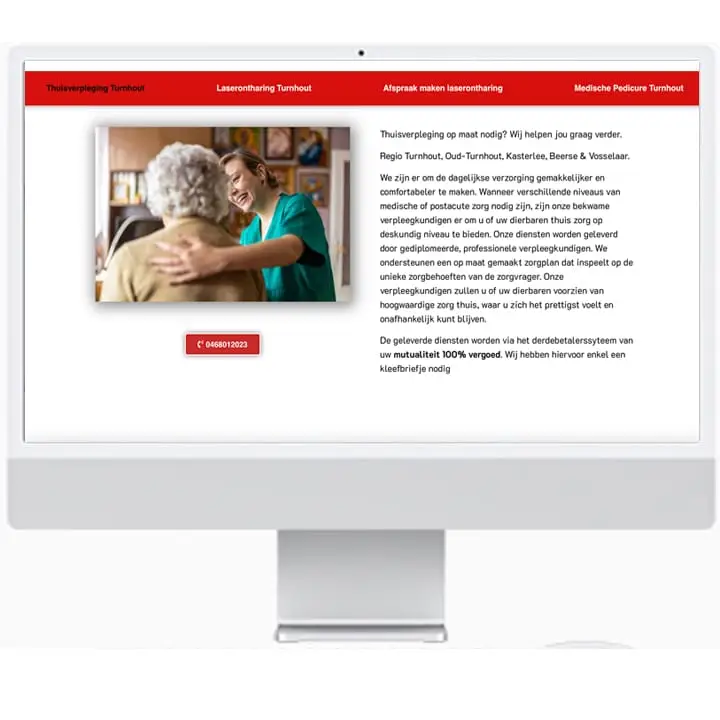 website laten maken voor nutrix