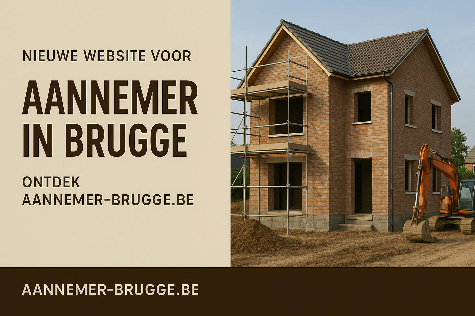 Nieuwe website aannemer brugge